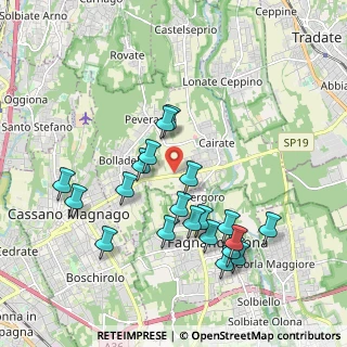 Mappa Via Morazzone, 21050 Cairate VA, Italia (1.939)