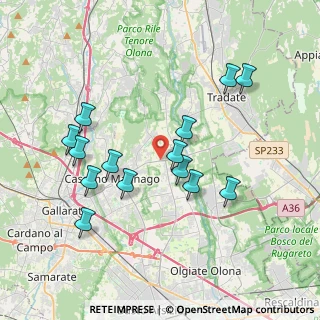 Mappa Via Morazzone, 21050 Cairate VA, Italia (3.71)