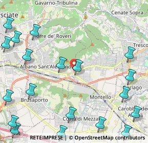 Mappa Via Sant'Alessandro, 24061 Albano Sant'Alessandro BG, Italia (3.2)