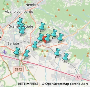 Mappa Via Tonale, 24061 Bergamo BG, Italia (3.35929)