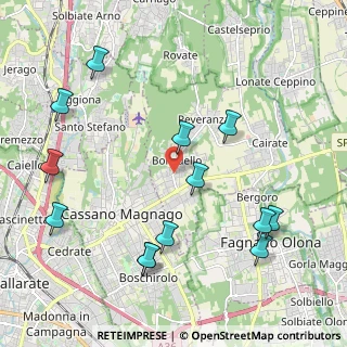 Mappa Via De Amicis Edmondo, 21050 Cairate VA, Italia (2.40615)