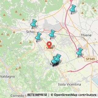 Mappa Via Rivalta, 36030 San Vito di Leguzzano VI, Italia (3.59)
