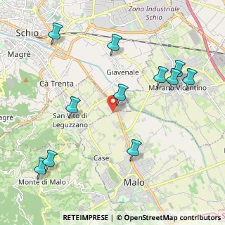 Mappa Via Rivalta, 36034 Malo VI, Italia (2.41)