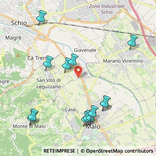 Mappa Via Rivalta, 36030 San Vito di Leguzzano VI, Italia (2.48846)