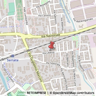 Mappa Via Libertà, 32, 24068 Palazzago, Bergamo (Lombardia)