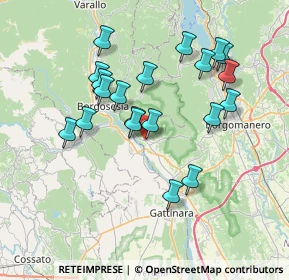 Mappa Via Giuseppe Mazzini, 28075 Grignasco NO, Italia (6.9185)