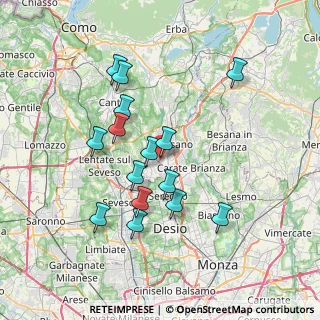 Mappa Via Industria, 20833 Giussano MB, Italia (6.72933)