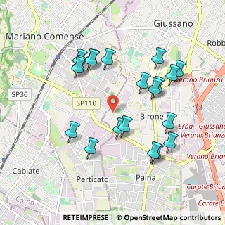Mappa Via Industria, 20833 Giussano MB, Italia (0.968)