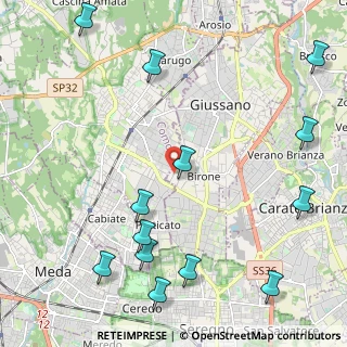 Mappa Via Industria, 20833 Giussano MB, Italia (2.84692)