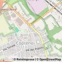 Mapa Lentate sul Seveso