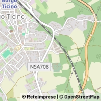 Map Borgo Ticino
