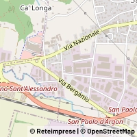 Map San Paolo d'Argon
