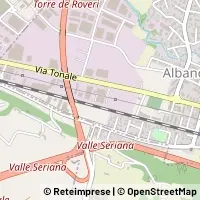 Kaart Albano Sant'Alessandro