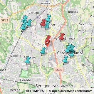 Mappa Via Giovanni Pascoli, 20833 Giussano MB, Italia (2.04588)