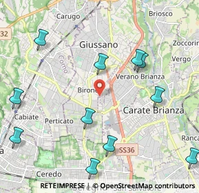 Mappa Via Giovanni Pascoli, 20833 Giussano MB, Italia (2.66)