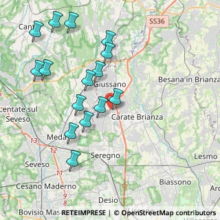 Mappa Via Giovanni Pascoli, 20833 Giussano MB, Italia (4.25533)