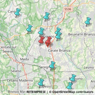 Mappa Via Giovanni Pascoli, 20833 Giussano MB, Italia (4.71385)