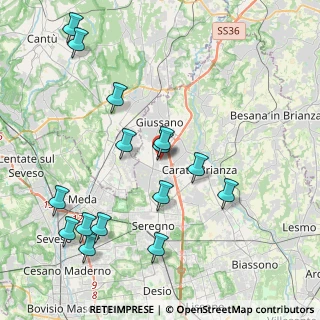 Mappa Via Giovanni Pascoli, 20833 Giussano MB, Italia (4.52733)