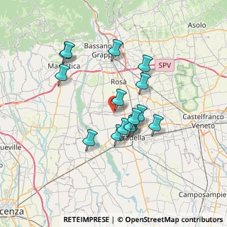 Mappa Via 11 Febbraio, 36056 Tezze sul Brenta VI, Italia (5.95)