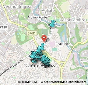 Mappa Via Milite Ignoto, 20841 Carate Brianza MB, Italia (0.461)