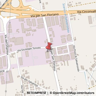 Mappa Via per San Floriano, 11- 17-17/A, 31033 Castelfranco Veneto, Treviso (Veneto)