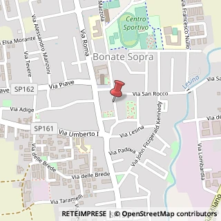 Mappa Via Guglielmo Marconi, 8, 24040 Bonate Sopra, Bergamo (Lombardia)