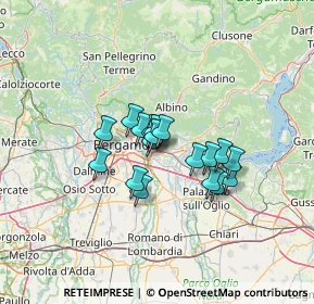 Mappa Via Colle del Moro, 24061 Albano Sant'Alessandro BG, Italia (8.67333)