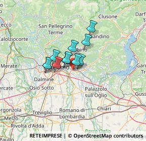 Mappa Via Colle del Moro, 24061 Albano Sant'Alessandro BG, Italia (7.48636)