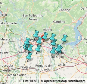 Mappa Via Colle del Moro, 24061 Albano Sant'Alessandro BG, Italia (10.77267)