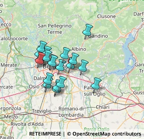 Mappa Via Colle del Moro, 24061 Albano Sant'Alessandro BG, Italia (10.8925)