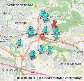 Mappa Via Colle del Moro, 24061 Albano Sant'Alessandro BG, Italia (1.50933)