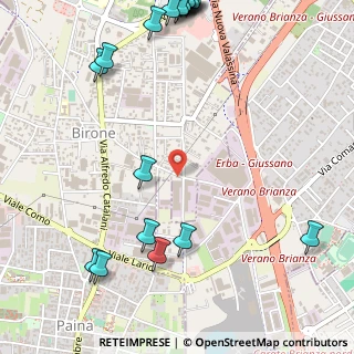 Mappa Via Giovanni Pascoli, 20833 Verano Brianza MB, Italia (0.812)
