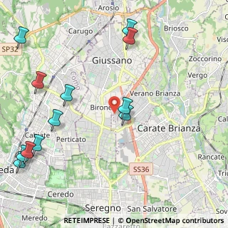 Mappa Via Giovanni Pascoli, 20833 Verano Brianza MB, Italia (2.7875)