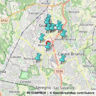 Mappa Via Giovanni Pascoli, 20833 Verano Brianza MB, Italia (1.5)