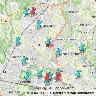 Mappa Via Giovanni Pascoli, 20833 Verano Brianza MB, Italia (2.75813)