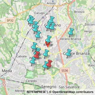 Mappa Via M.P. Virgilio, 20833 Giussano MB, Italia (1.70474)