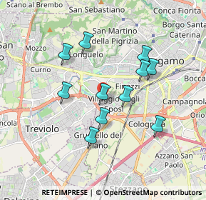 Mappa Via Antonio Cavalli, 24127 Bergamo BG, Italia (1.56091)