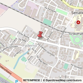 Mappa Corso Roma, 110, 24068 Seriate, Bergamo (Lombardia)