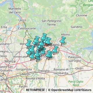 Mappa Via Generale Carlo Alberto Dalla Chiesa, 24048 Treviolo BG, Italia (9.079)
