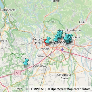 Mappa Via Generale Carlo Alberto Dalla Chiesa, 24048 Treviolo BG, Italia (6.34154)