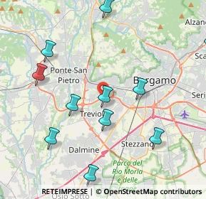Mappa Via Generale Carlo Alberto Dalla Chiesa, 24048 Treviolo BG, Italia (5.35154)