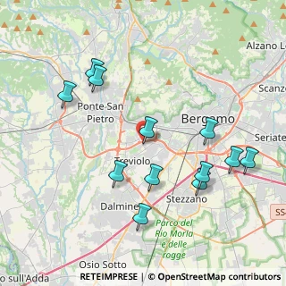 Mappa Via Generale Carlo Alberto Dalla Chiesa, 24048 Treviolo BG, Italia (4.175)