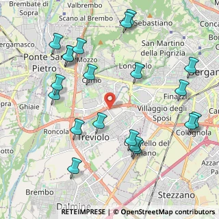 Mappa Via Generale Carlo Alberto Dalla Chiesa, 24048 Treviolo BG, Italia (2.3995)