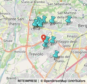 Mappa Via Generale Carlo Alberto Dalla Chiesa, 24048 Treviolo BG, Italia (1.35583)