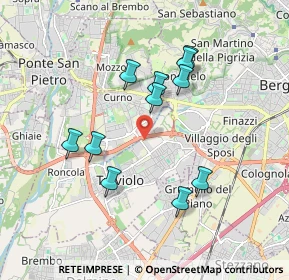 Mappa Via Generale Carlo Alberto Dalla Chiesa, 24048 Treviolo BG, Italia (1.67091)