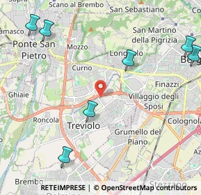 Mappa Via Generale Carlo Alberto Dalla Chiesa, 24048 Treviolo BG, Italia (3.35364)