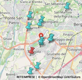 Mappa Via Generale Carlo Alberto Dalla Chiesa, 24048 Treviolo BG, Italia (1.75417)