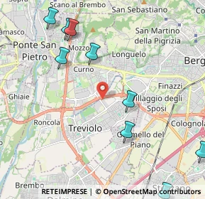 Mappa Via Generale Carlo Alberto Dalla Chiesa, 24048 Treviolo BG, Italia (2.95273)