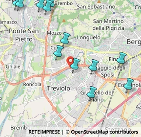 Mappa Via Generale Carlo Alberto Dalla Chiesa, 24048 Treviolo BG, Italia (2.53167)