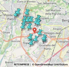 Mappa Via Generale Carlo Alberto Dalla Chiesa, 24048 Treviolo BG, Italia (1.41789)
